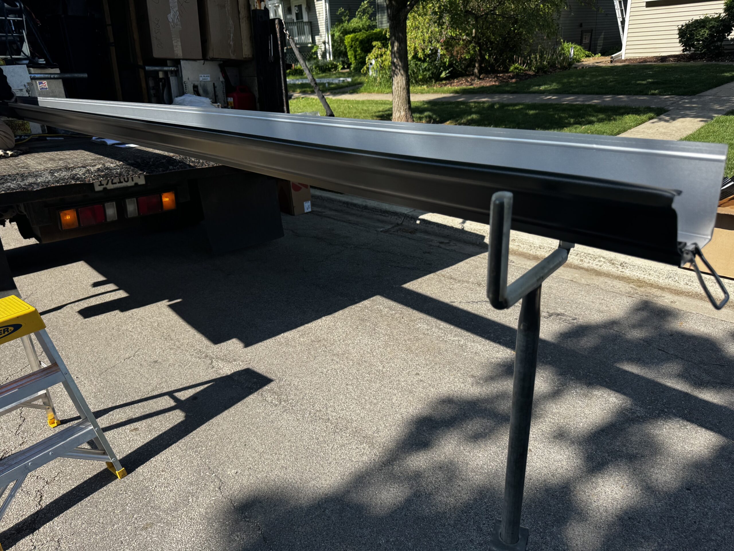 gutter installation Chicago seamless gutters made on site